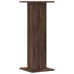 Supports de haut-parleurs 2 pcs chêne marron bois d'ingénierie 