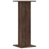 Supports de haut-parleurs 2 pcs chêne marron bois d'ingénierie 