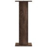Supports pour plantes 2 pcs chêne marron bois d'ingénierie 