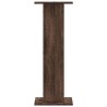 Supports pour plantes 2 pcs chêne marron bois d'ingénierie 