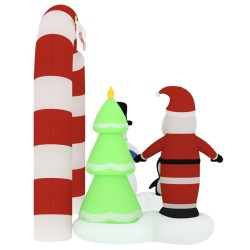 Porte voûtée gonflable de Noël avec LED 260 cm 