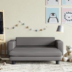 Canapé avec repose-pied pour enfants gis 100x50x30cm similicuir 