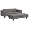 Canapé avec repose-pied pour enfants gis 100x50x30cm similicuir 