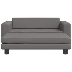 Canapé avec repose-pied pour enfants gis 100x50x30cm similicuir 