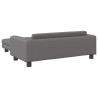 Canapé avec repose-pied pour enfants gis 100x50x30cm similicuir 