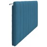 Coussin de tête de lit bleu 200 cm velours 