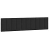 Coussin de tête de lit noir 200 cm velours 
