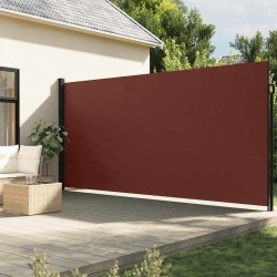 Auvent latéral rétractable marron 220x300 cm 