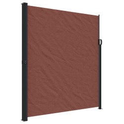 Auvent latéral rétractable marron 220x300 cm 