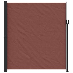 Auvent latéral rétractable marron 220x300 cm 