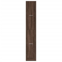 Armoire apothicaire chêne marron 30x41x174,5 cm bois ingénierie 