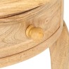 Table d'appoint 37x37x61 cm Bois de manguier massif 