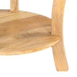 Table d'appoint 37x37x61 cm Bois de manguier massif 