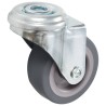 24 pcs Roulettes pivotantes à trou de boulon 50 mm 