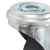 24 pcs Roulettes pivotantes à trou de boulon 50 mm 