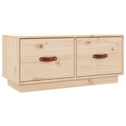 Meuble TV 80x34x35 cm Bois de pin massif 