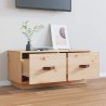 Meuble TV 80x34x35 cm Bois de pin massif 