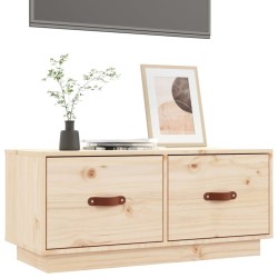 Meuble TV 80x34x35 cm Bois de pin massif 
