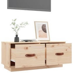 Meuble TV 80x34x35 cm Bois de pin massif 