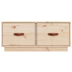 Meuble TV 80x34x35 cm Bois de pin massif 