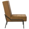 Chaise de relaxation 65x79x87 cm Marron Velours 