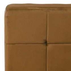 Chaise de relaxation 65x79x87 cm Marron Velours 