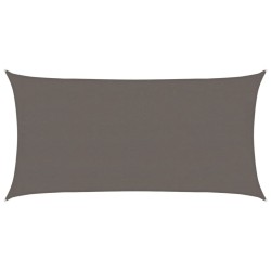 Voile d'ombrage 160 g/m² Anthracite 4x7 m PEHD 