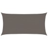 Voile d'ombrage 160 g/m² Anthracite 4x7 m PEHD 