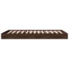 Cadre de lit sans matelas chêne marron 90x190cm bois ingénierie 
