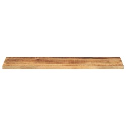 Dessus de table rectangulaire bois massif de manguier brut 