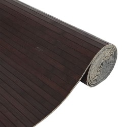 Cloison de séparation marron foncé 165x600 cm bambou 