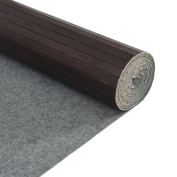 Cloison de séparation marron foncé 165x600 cm bambou 