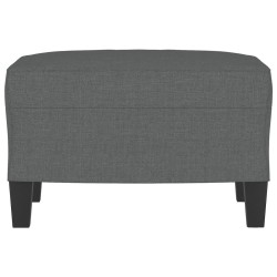 Repose-pied Gris foncé 60x50x41 cm Tissu 