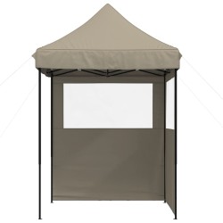 Tente de réception pliable escamotable avec 2 parois latérales 