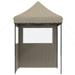 Tente de réception pliable escamotable avec 2 parois latérales 