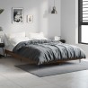 Cadre de lit sans matelas chêne marron 120x190 cm 