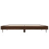 Cadre de lit sans matelas chêne marron 120x190 cm 