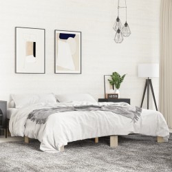 Cadre de lit sans matelas chêne sonoma 180x200 cm 