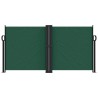 Auvent latéral rétractable vert foncé 120x600 cm 