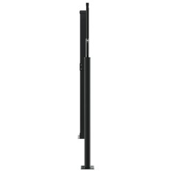 Auvent latéral rétractable vert foncé 120x600 cm 