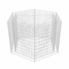 Lit surélevé à gabion hexagonale 160x140x100 cm 