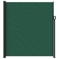 Auvent latéral rétractable vert foncé 220x300 cm 