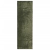 Tapis HUARTE à poils courts doux et lavable vert forêt 80x250cm 