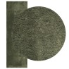 Tapis HUARTE à poils courts doux et lavable vert forêt 80x250cm 