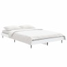 Cadre de lit sans matelas blanc 120x190 cm bois d'ingénierie 