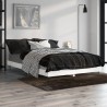 Cadre de lit sans matelas blanc 120x190 cm bois d'ingénierie 