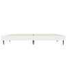 Cadre de lit sans matelas blanc 120x190 cm bois d'ingénierie 