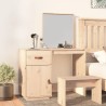 Coiffeuse 95x50x134 cm Bois de pin massif 