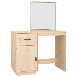 Coiffeuse 95x50x134 cm Bois de pin massif 