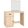 Coiffeuse 95x50x134 cm Bois de pin massif 